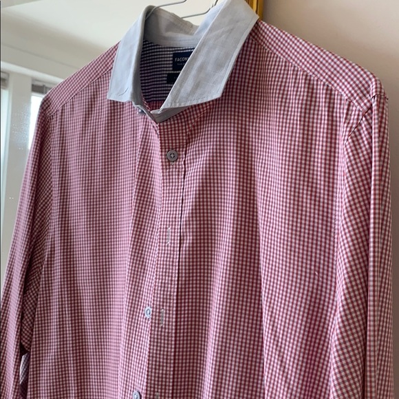 Men’s Faconnable Large Dress Shirt - Picture 3 of 6